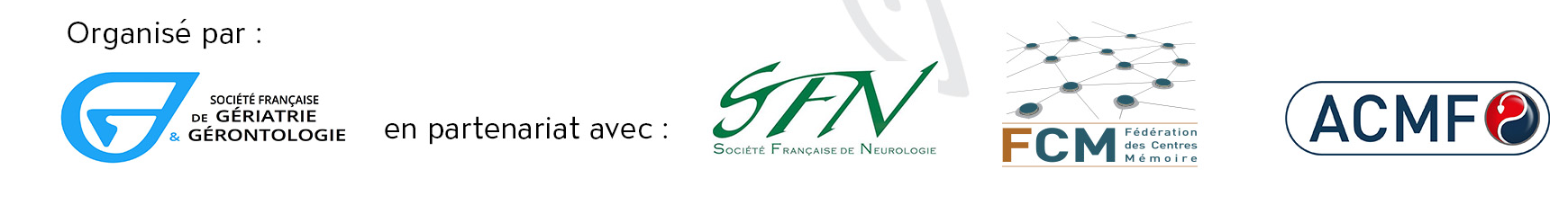 Les partenaires : SFN, FCM, ACMF